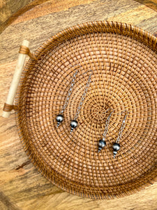 Navajo Pearl Drop Earrings