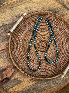 7mm Machine Made Navajo Pearls with 4mm Turquoise