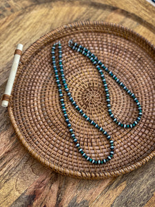 7mm Machine Made Navajo Pearls with 4mm Turquoise